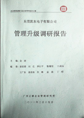 2012年4月5日，正睿咨詢向潔麗決策層陳述調(diào)研報(bào)告